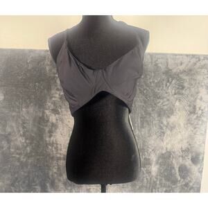 NWT Swim Systems Black Maya Underwire Bikini Top Size 38DD T516